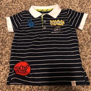 18 month polo with patches